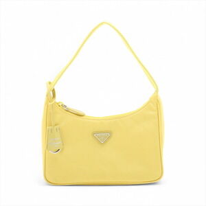 Prada Tessuto nylon handbag yellow